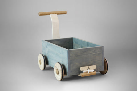 Toddler Walker Wagon - Model N - Gray