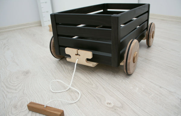 Toddler Walker Wagon - Moldel L - Black